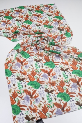 Moda Kaşmir Desenli Bambu Kraş Şal - Desen-05