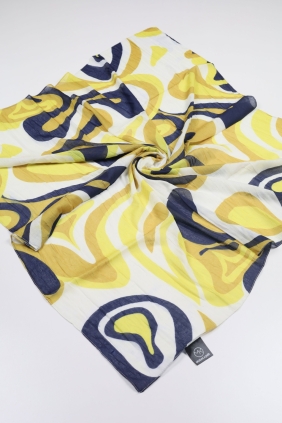 Modakaşmir Desenli Bambu Kraş Eşarp - Desen-09