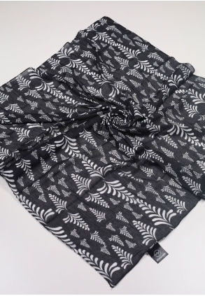 Modakaşmir Desenli Bambu Kraş Eşarp - Desen-12