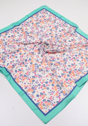Quare Desenli Fresh Krep Vual Eşarp - Desen-01