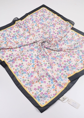 Quare Desenli Fresh Krep Vual Eşarp - Desen-01