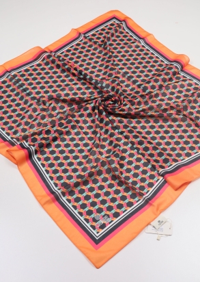 Quare Desenli Fresh Krep Vual Eşarp - Desen-02