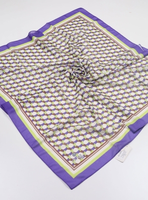 Quare Desenli Fresh Krep Vual Eşarp - Desen-02