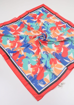 Quare Desenli Fresh Krep Vual Eşarp - Desen-03