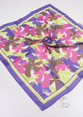 Quare Desenli Fresh Krep Vual Eşarp - Desen-03