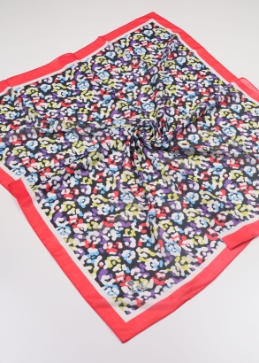 Quare Desenli Fresh Krep Vual Eşarp - Desen-04