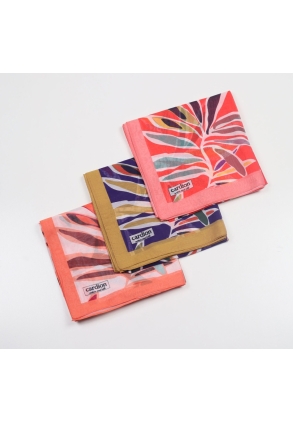 Cardion Desenli Pamuk İpek Eşarp - Desen-13