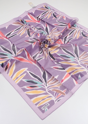 Cardion Desenli Pamuk İpek Eşarp - Desen-13