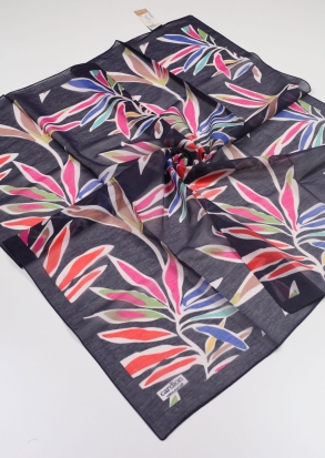 Cardion Desenli Pamuk İpek Eşarp - Desen-13