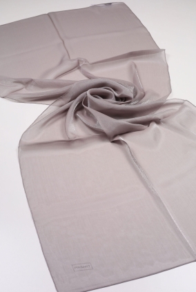 Piramit Düz Renk Tüllü Abiye Şal - Desen-01