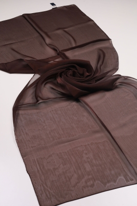 Piramit Düz Renk Tüllü Abiye Şal - Desen-01