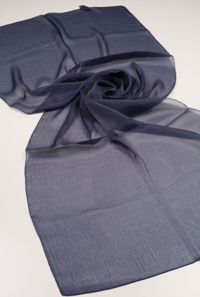 Piramit Düz Renk Tüllü Abiye Şal - Desen-01