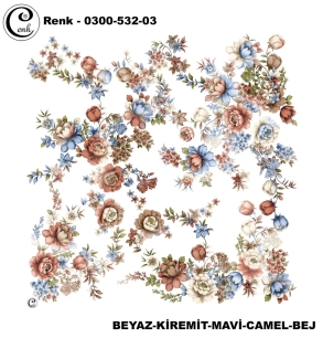 Cenk Desenli Oyalık Yazma - 0300-532