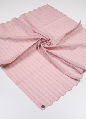 Bonjela Düz Renk Pliseli Eşarp - Desen-02