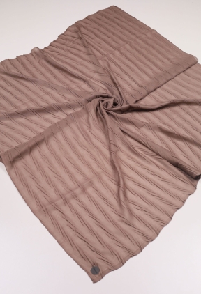 Bonjela Düz Renk Pliseli Eşarp - Desen-02