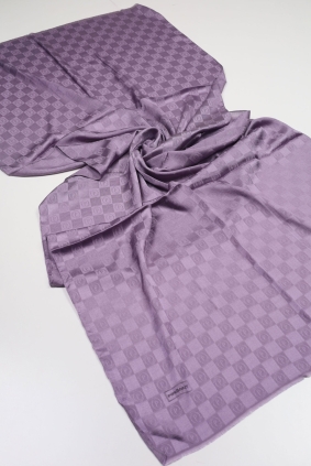 Piramit Monogram Floş Şal - Desen-03