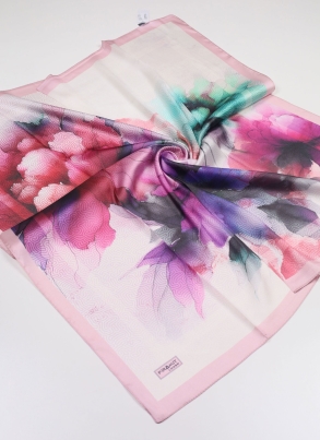 Piramit Luxer Desenli Kristal Eşarp - Desen-02