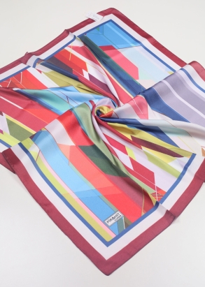 Piramit Luxer Desenli Kristal Eşarp - Desen-04