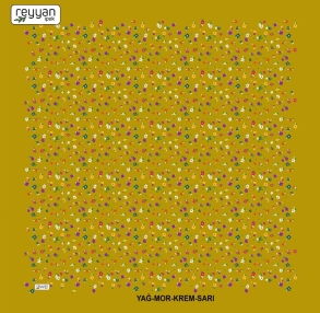 Reyyan İpek Desenli Oyalık Yazma - 12056