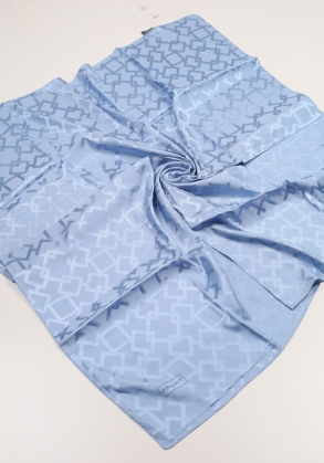 Piramit Kendinden Desenli Jakarlı Eşarp - Desen-05