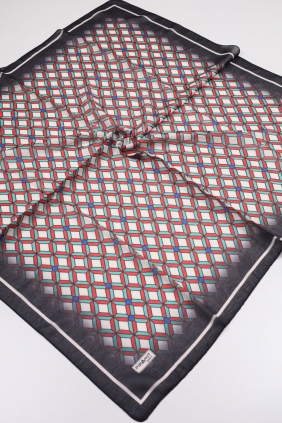 Piramit Desenli Dijital Soft Eşarp - Desen-22