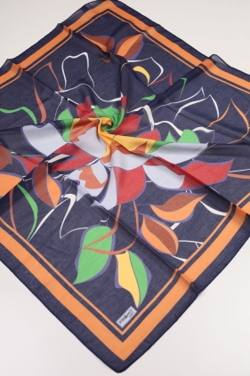 Piramit Desenli Dijital Soft Eşarp - Desen-23