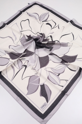 Piramit Desenli Dijital Soft Eşarp - Desen-23