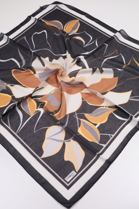 Piramit Desenli Dijital Soft Eşarp - Desen-23