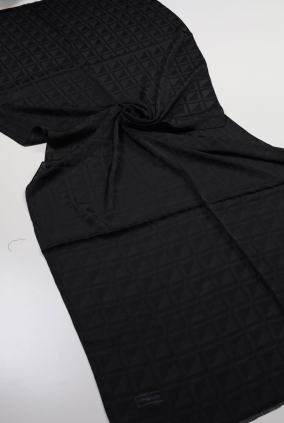 Piramit Monogram Floş Şal - Desen-04