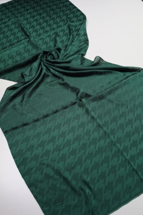 Piramit Monogram Floş Şal - Desen-05