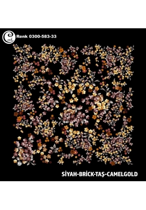 Cenk Desenli Oyalık Yazma - 0300-583