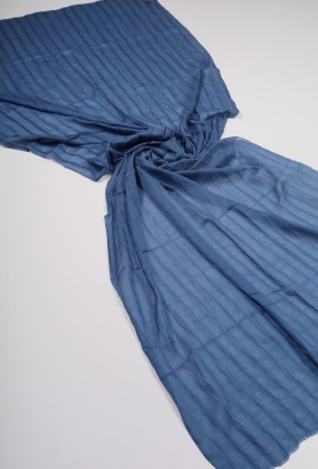 Bonjela Düz Renk Pliseli Bambu Şal - Desen-02