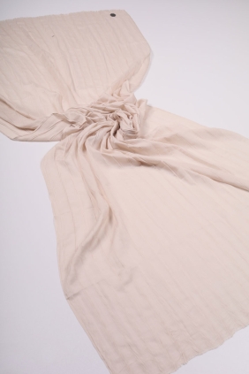 Bonjela Düz Renk Pliseli Bambu Şal - Desen-02