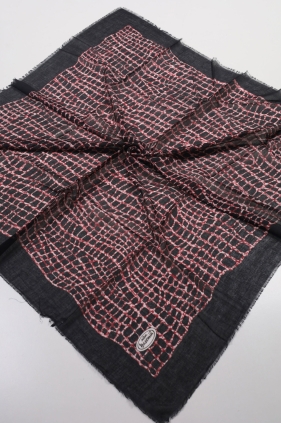 Yasemin İpek Desenli Sökme Tülbent - Desen-02