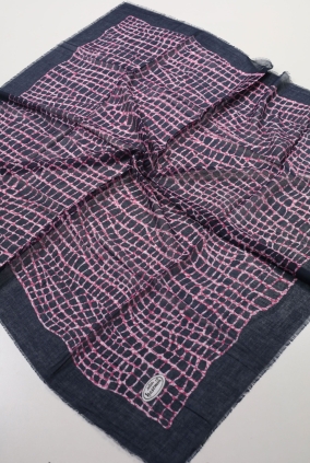 Yasemin İpek Desenli Sökme Tülbent - Desen-02