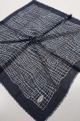 Yasemin İpek Desenli Sökme Tülbent - Desen-02