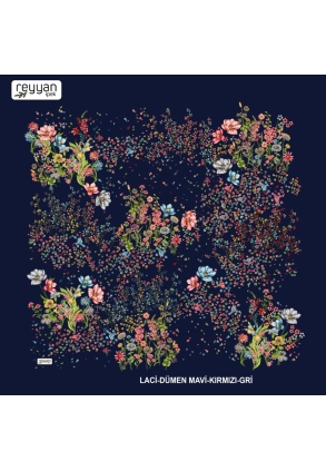 Reyyan İpek Desenli Oyalık Yazma - 15674