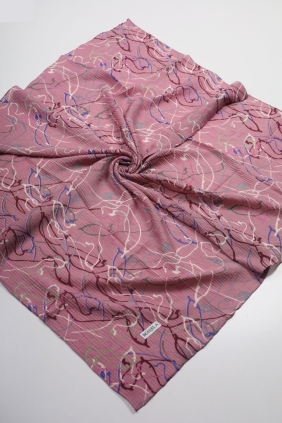 Bonjela Desenli Mio Caz Eşarp - Desen-50