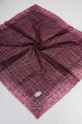 Yasemin İpek Desenli Sökme Tülbent - Desen-06