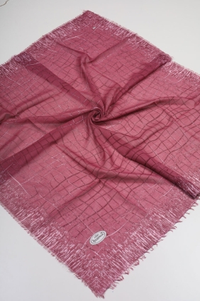 Yasemin İpek Desenli Sökme Tülbent - Desen-06