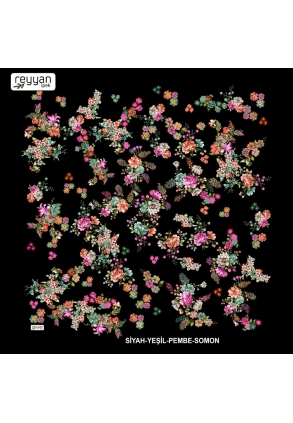 Reyyan İpek Desenli Oyalık Yazma - Desen-02