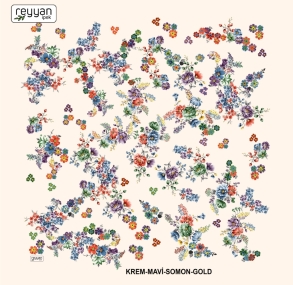 Reyyan İpek Desenli Oyalık Yazma - Desen-02