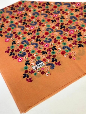 Reyyan İpek Desenli Oyalık Yazma - 15678