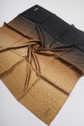 Piramit Kendinden Desenli Degrade Jakarlı Eşarp - Desen-01