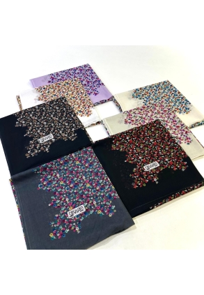 Reyyan İpek Desenli Oyalık Yazma - Desen-03