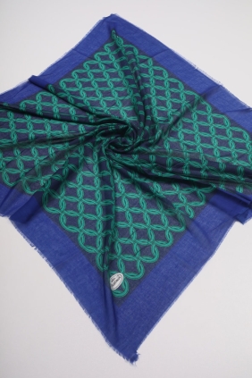 Yasemin İpek Desenli Sökme Tülbent - Desen-12