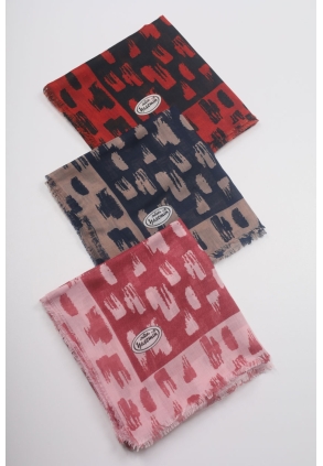 Yasemin İpek Desenli Sökme Tülbent - Desen-13