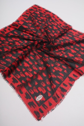 Yasemin İpek Desenli Sökme Tülbent - Desen-13