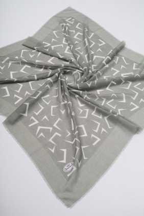 Yasemin İpek Desenli Sökme Tülbent - Desen-14