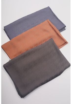 Hint İpek Kendinden Desenli Dora Şal - Desen-02